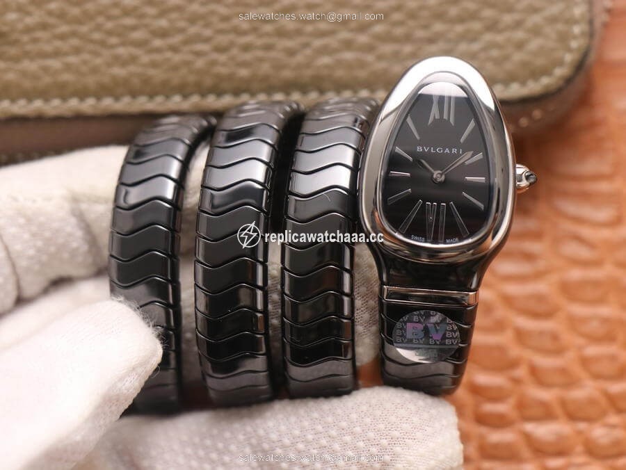 Bvlgari Serpenti BV Factory Black Ceramic Dial Bvlgari Serpenti BV Factory Black Ceramic Dial