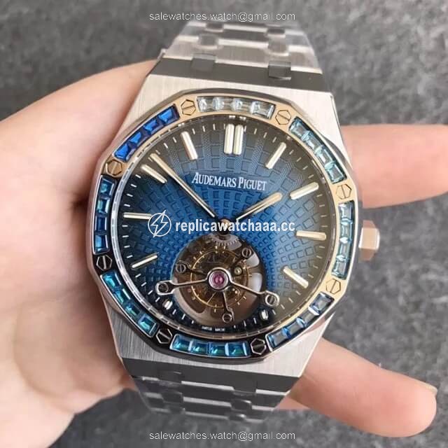 Audemars Piguet Royal Oak Tourbillon 26521PT.YY.1220PT.01 R8 Factory Smoky Blue Dial Audemars Piguet Royal Oak Tourbillon 26521PT.YY.1220PT.01 R8 Factory Smoky Blue Dial