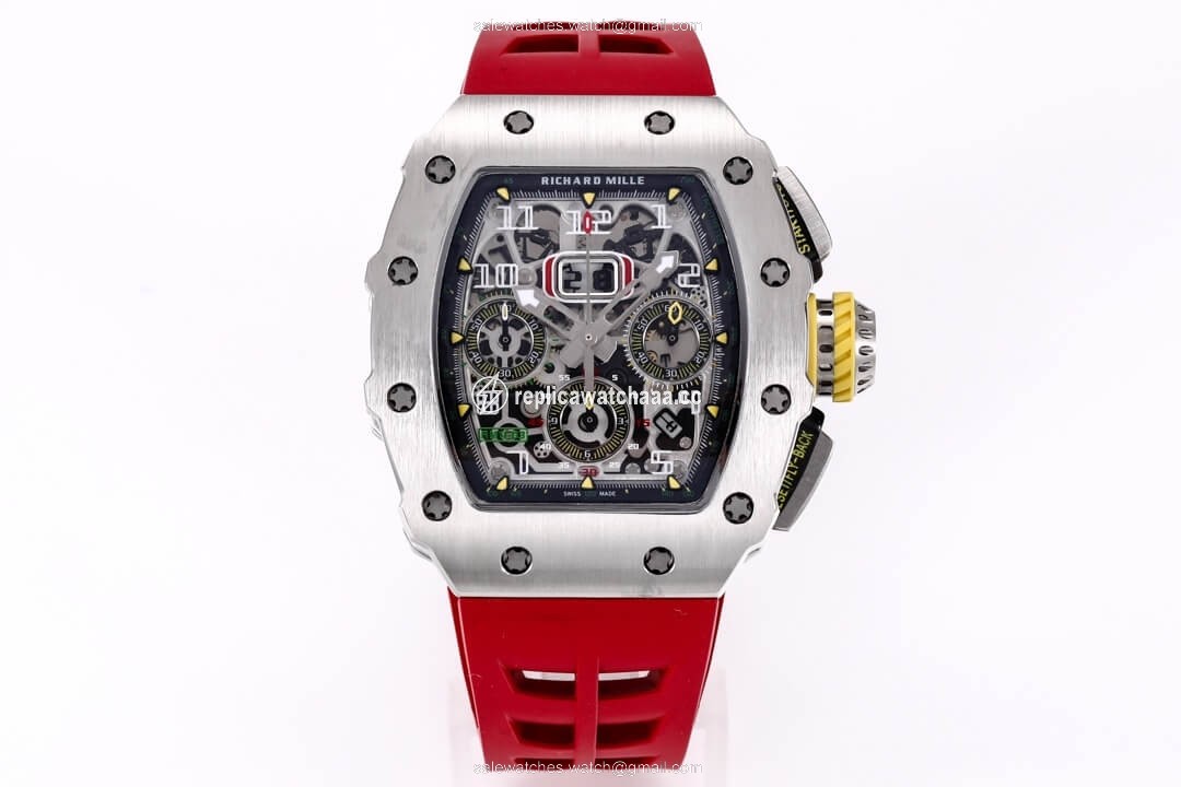 Richard Mille RM11-03RG KV Factory Titanium Red Strap Richard Mille RM11-03RG KV Factory Titanium Red Strap