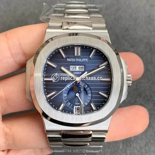 Patek Philippe Nautilus 5726/1A-014 Moonphase GR Factory Stainless Steel Strap Patek Philippe Nautilus 5726/1A-014 Moonphase GR Factory Stainless Steel Strap