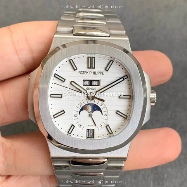 Patek Philippe Nautilus 5726/1A-010 Moonphase GR Factory Stainless Steel Strap Patek Philippe Nautilus 5726/1A-010 Moonphase GR Factory Stainless Steel Strap