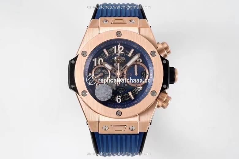 Hublot Big Bang 421.OX.5180.RX ZF Factory Rose Gold Blue Dial Hublot Big Bang 421.OX.5180.RX ZF Factory Rose Gold Blue Dial
