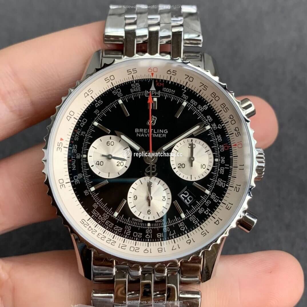Breitling Navitimer 1 B01 AB0121211B1A1 GF Factory Black Dial Breitling Navitimer 1 B01 AB0121211B1A1 GF Factory Black Dial