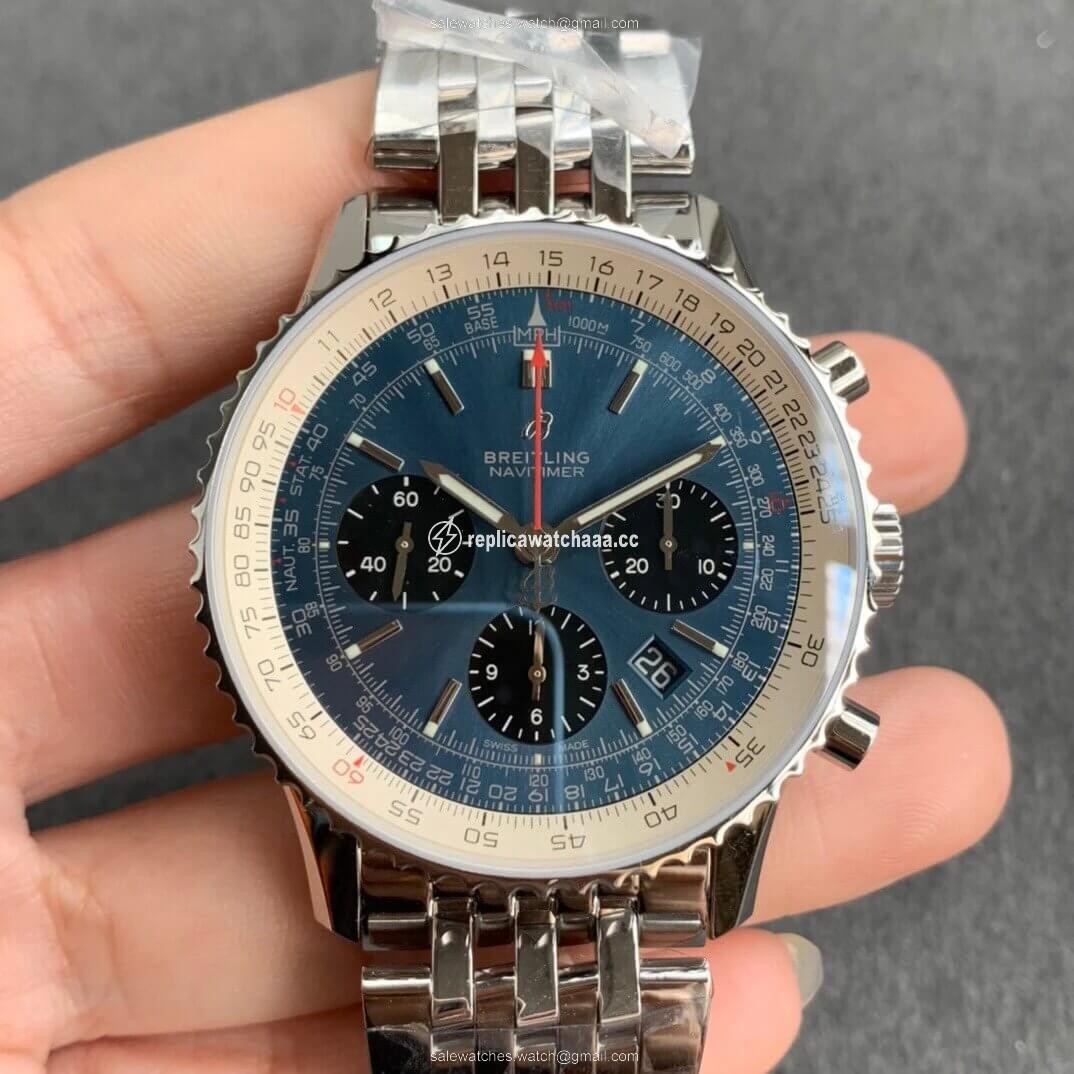 Breitling Navitimer 1 B01 AB0121211C1A1 GF Factory Blue Dial Breitling Navitimer 1 B01 AB0121211C1A1 GF Factory Blue Dial
