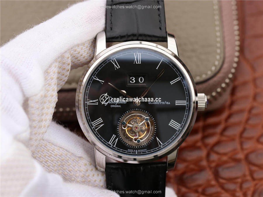 Glashutte Original Senator Excellence Tourbillon 1-94-03-04-04-04 R8 Factory V3 Black Dial Glashutte Original Senator Excellence Tourbillon 1-94-03-04-04-04 R8 Factory V3 Black Dial