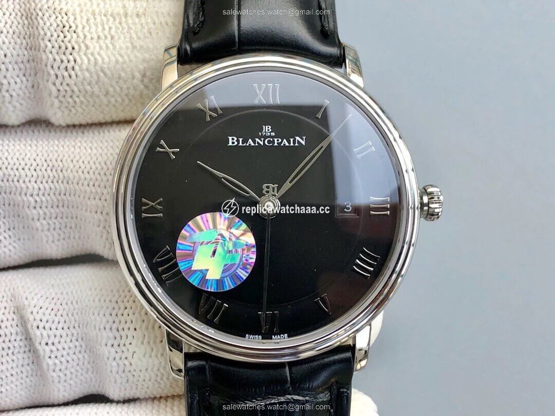 Blancpain Villeret 6551-1127-55B ZF Factory Black Dial Blancpain Villeret 6551-1127-55B ZF Factory Black Dial