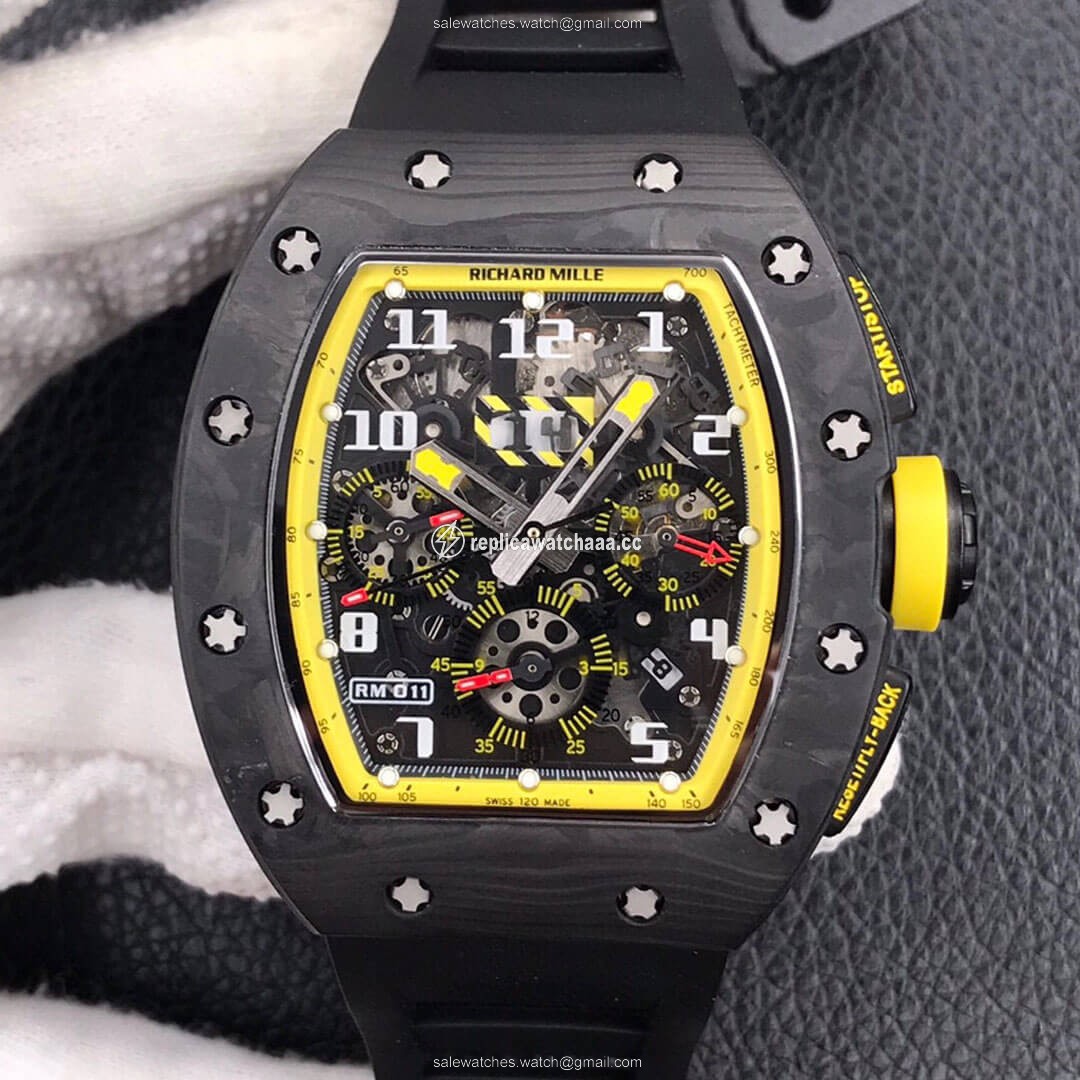 Richard Mille RM-011 KV Factory Forged Carbon Black Strap Richard Mille RM-011 KV Factory Forged Carbon Black Strap