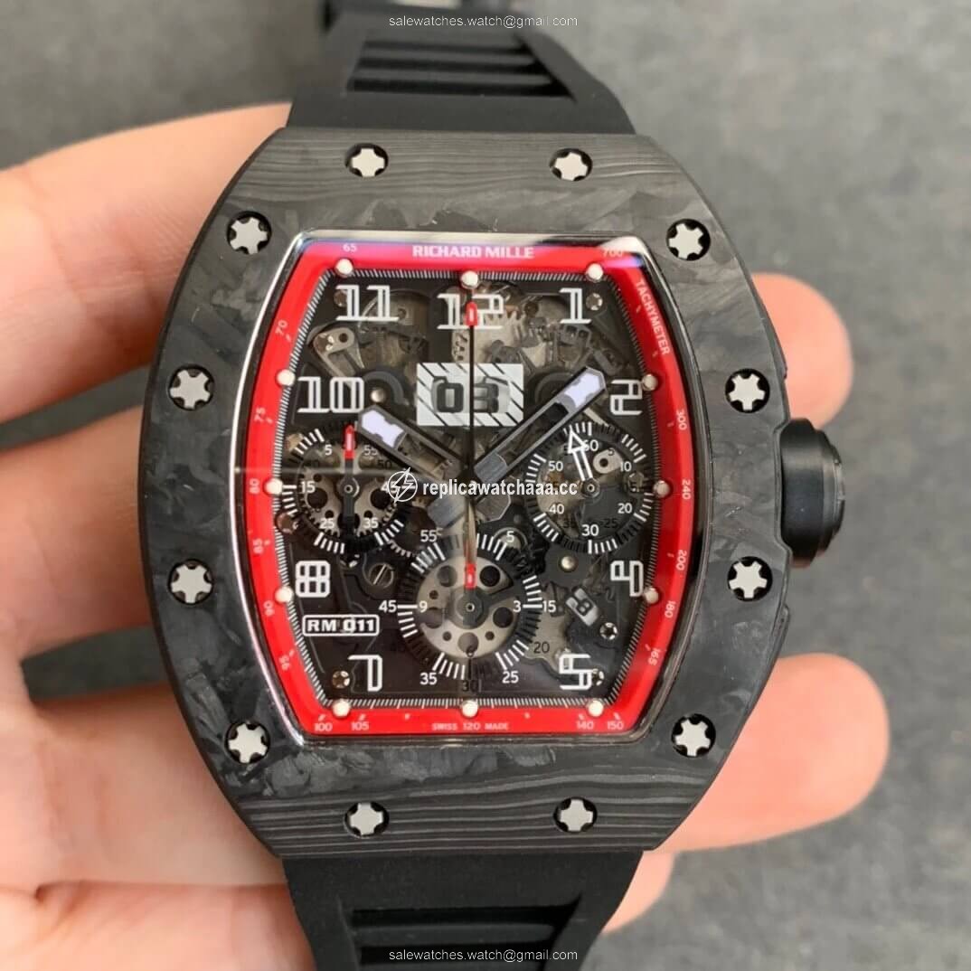 Richard Mille RM011 KV Factory Carbon Fiber Skeleton Dial Richard Mille RM011 KV Factory Carbon Fiber Skeleton Dial