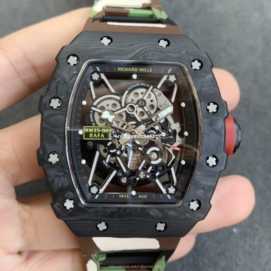 Richard Mille RM35-02 KV Factory V3 Carbon Fiber Camouflage Strap Richard Mille RM35-02 KV Factory V3 Carbon Fiber Camouflage Strap