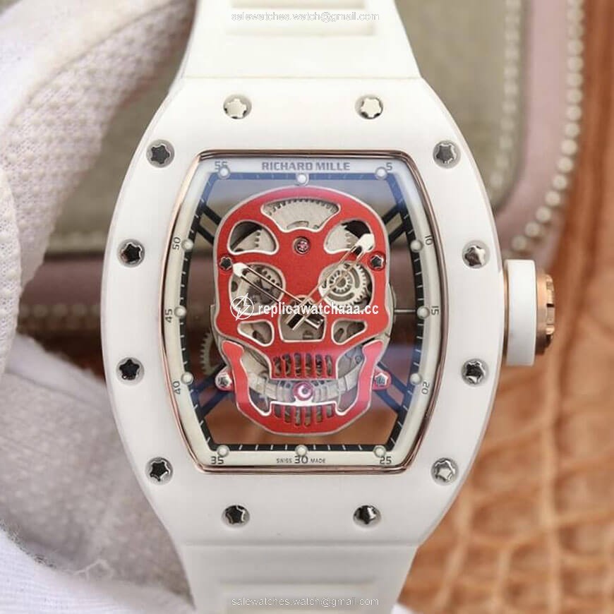 Richard Mille RM52-01 KV Factory Red Skull Dial Richard Mille RM52-01 KV Factory Red Skull Dial