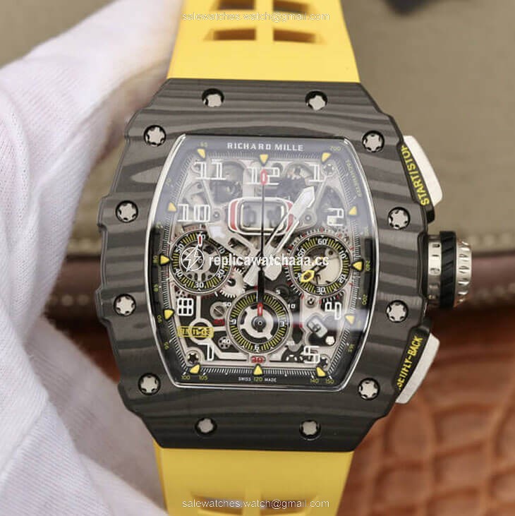 Richard Mille RM11-03 KV Factory Carbon Fiber Case Richard Mille RM11-03 KV Factory Carbon Fiber Case