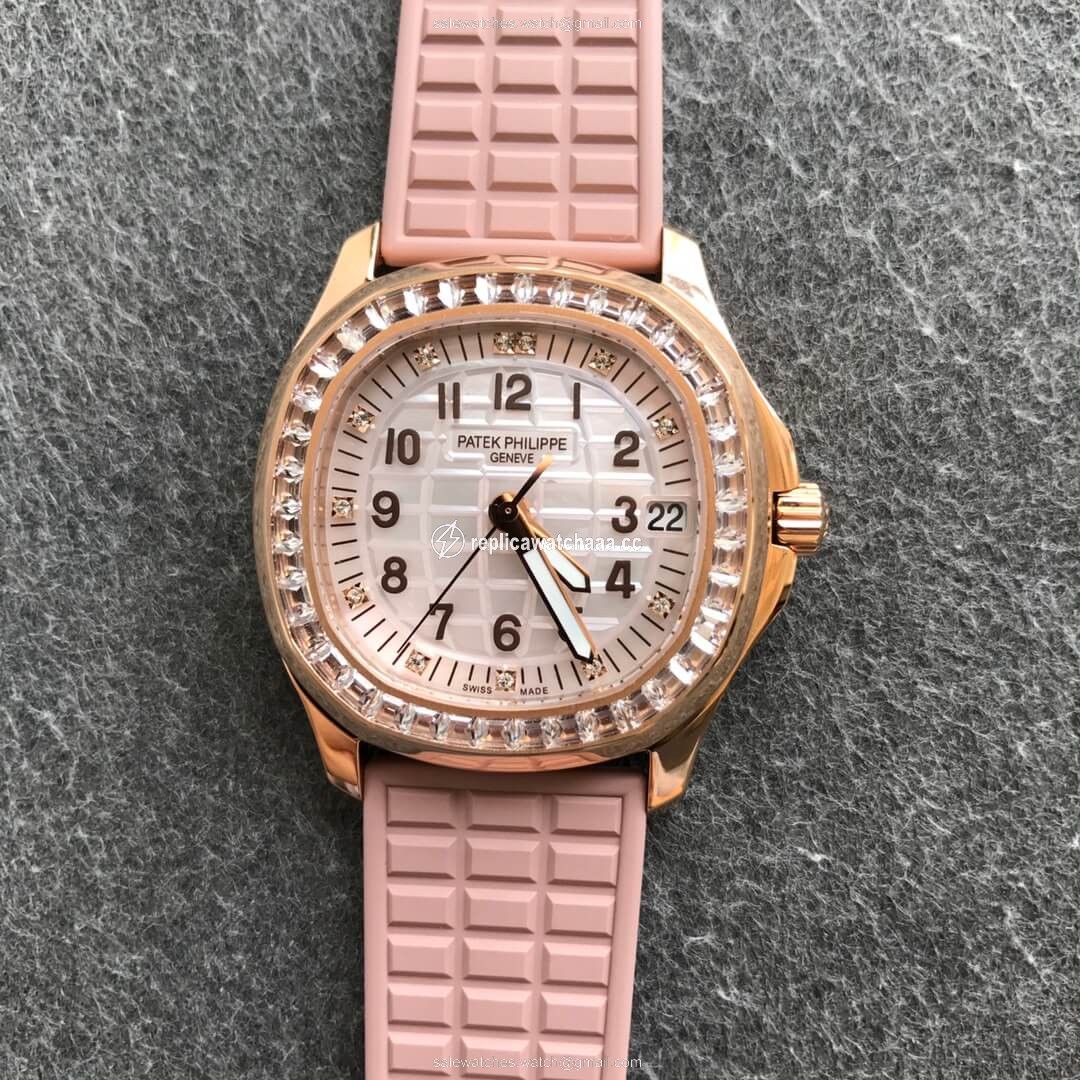 Patek Philippe Aquanaut 5072R-001 PPF Factory Rose Gold Mother Of Pearl Dial Patek Philippe Aquanaut 5072R-001 PPF Factory Rose Gold Mother Of Pearl Dial