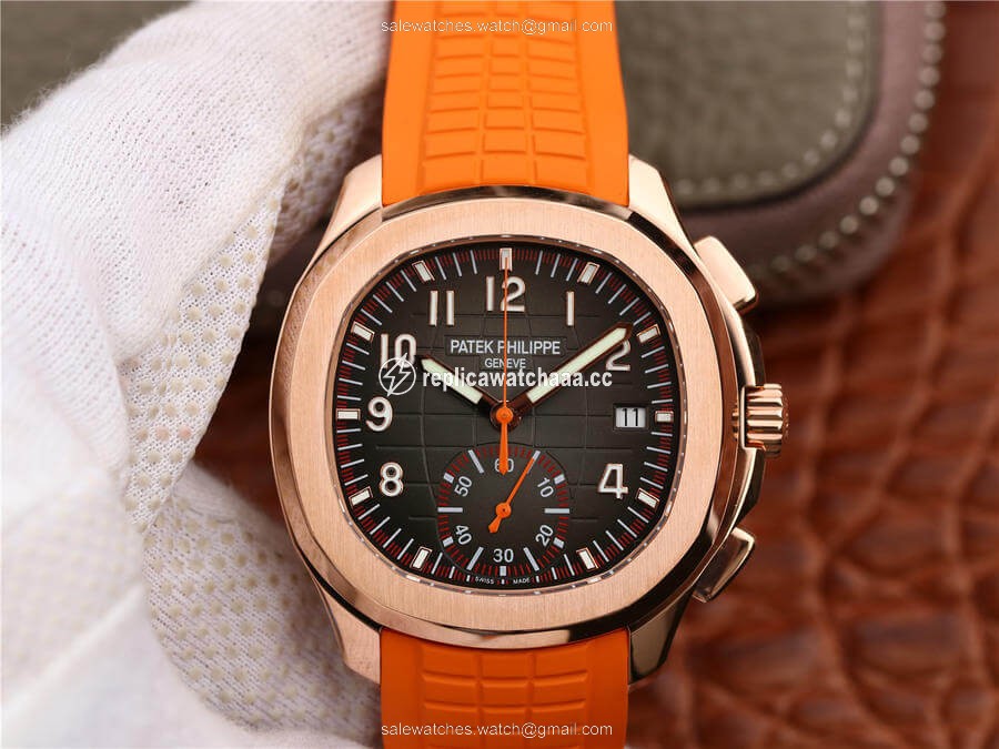 Patek Philippe Aquanaut 5968A-001 Orange Strap Patek Philippe Aquanaut 5968A-001 Orange Strap