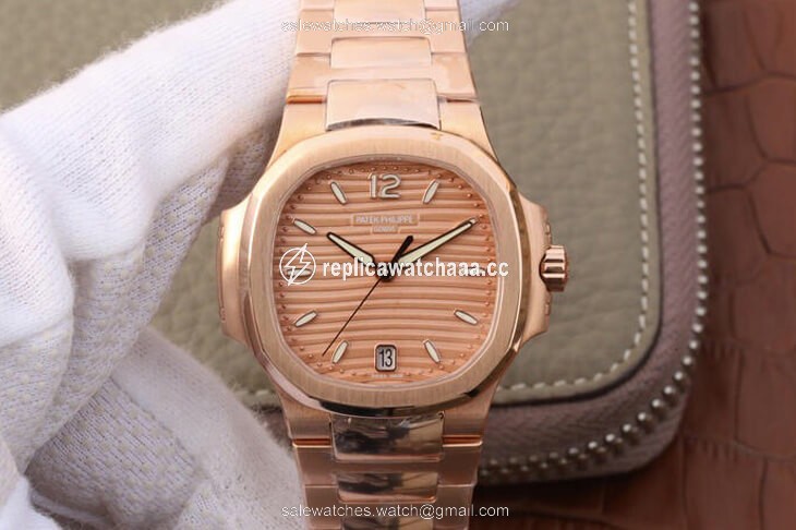 Patek Philippe Nautilus Ladies 7118-1R-010 PF Factory Honey Gold Dial Patek Philippe Nautilus Ladies 7118-1R-010 PF Factory Honey Gold Dial