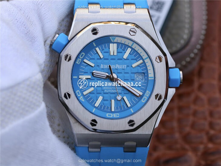 Audemars Piguet Royal Oak Offshore Diver 15710ST.OO.A032CA.01 JF Factory Blue Dial Audemars Piguet Royal Oak Offshore Diver 15710ST.OO.A032CA.01 JF Factory Blue Dial
