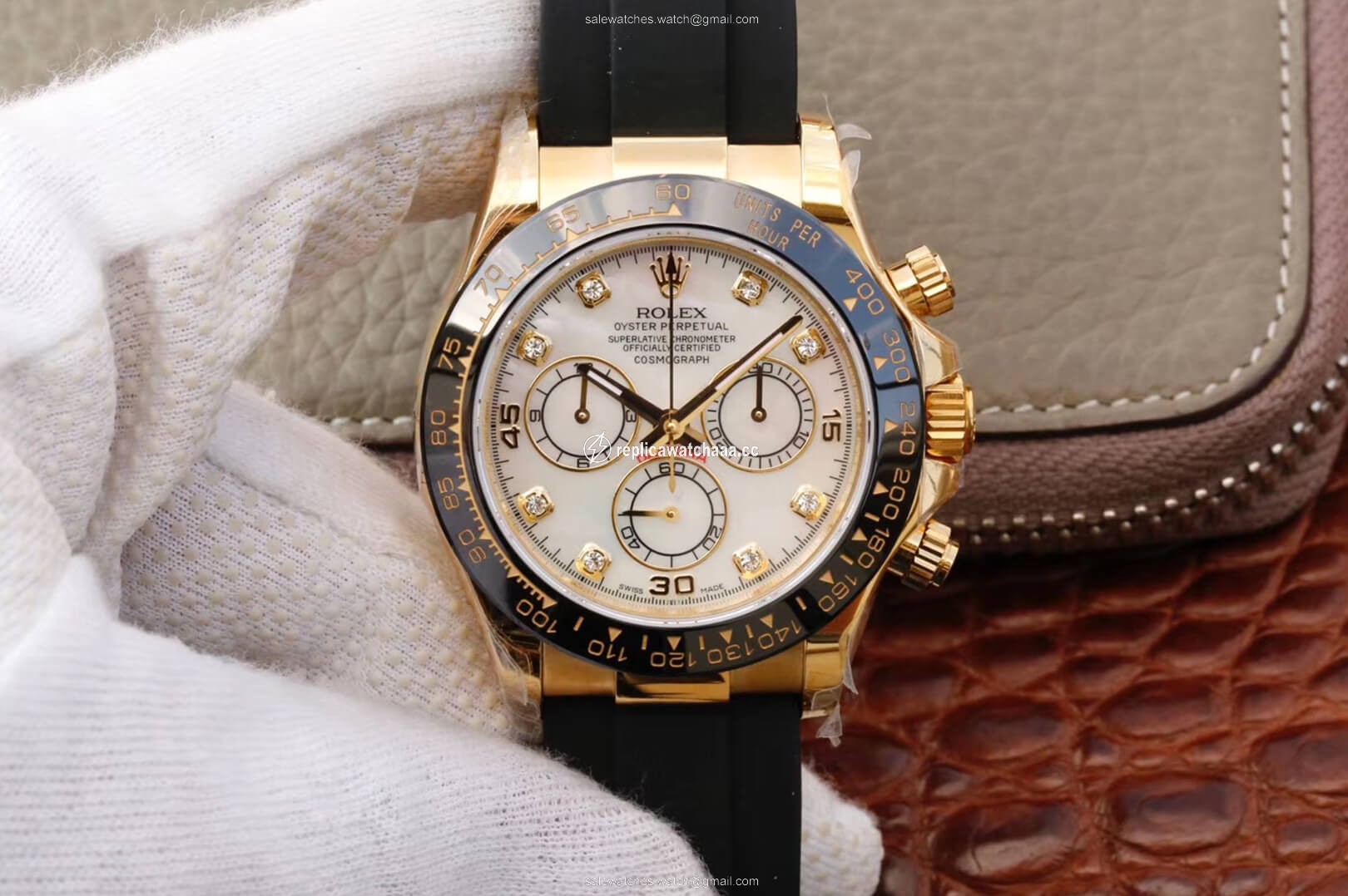 Rolex Daytona Cosmograph M116518ln-0037 JH Factory V6 Diamond Dial Rolex Daytona Cosmograph M116518ln-0037 JH Factory V6 Diamond Dial