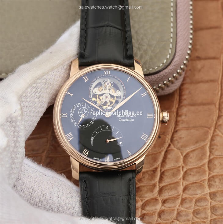 Blancpain Villeret 6025-3642-55B JB Factory Black Dial Blancpain Villeret 6025-3642-55B JB Factory Black Dial