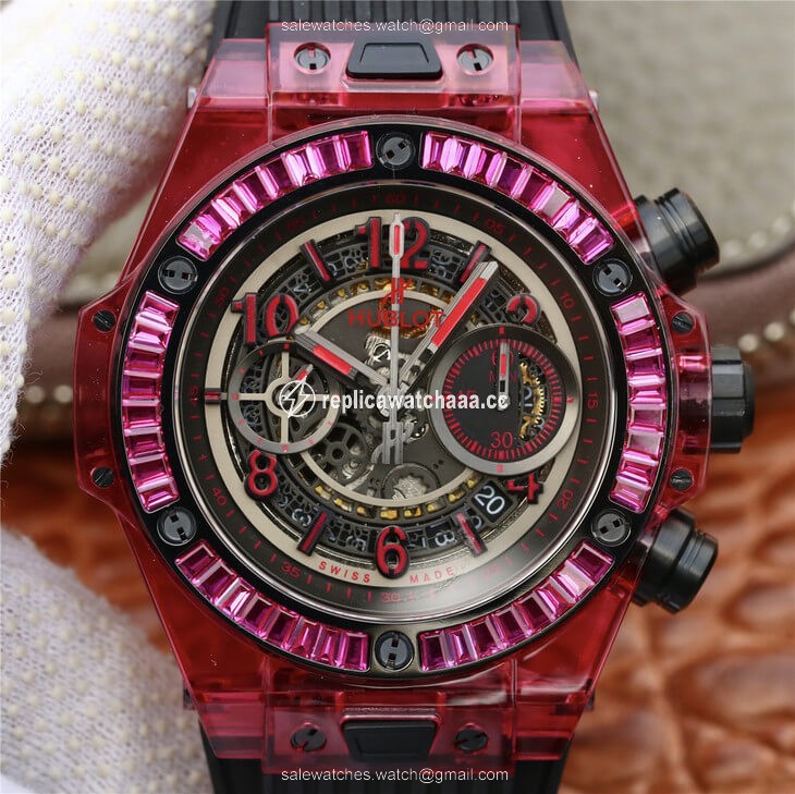 Hublot Big Bang 411.JX.4802.RT Red Case Black Strap Hublot Big Bang 411.JX.4802.RT Red Case Black Strap
