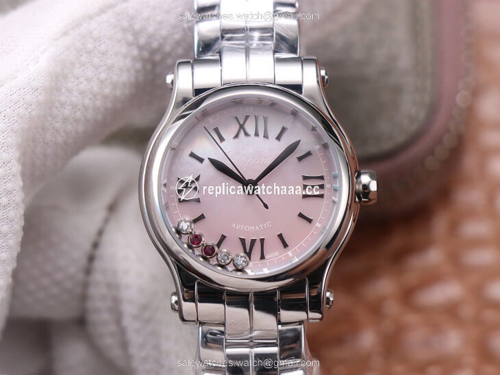 Chopard Happy Sport 278573 YF Factory Pink Dial Chopard Happy Sport 278573 YF Factory Pink Dial