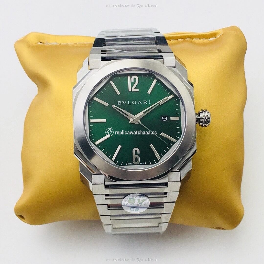 Bvlgari OCTO SOLOTEMPO 101963 BGOP41BGLD BV Factory Green Dial Bvlgari OCTO SOLOTEMPO 101963 BGOP41BGLD BV Factory Green Dial
