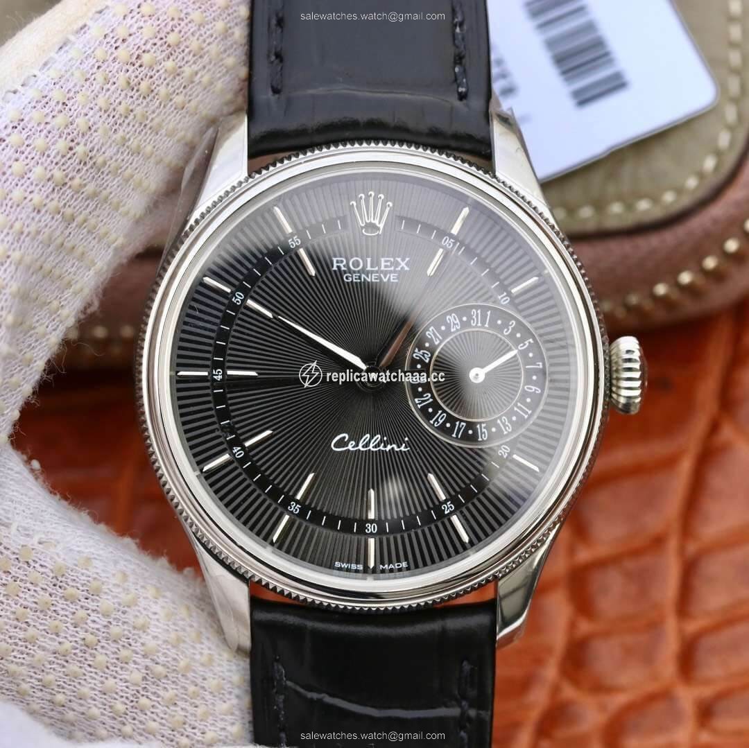 Rolex Celini Date 50519 MKS Factory Black Dial Rolex Celini Date 50519 MKS Factory Black Dial