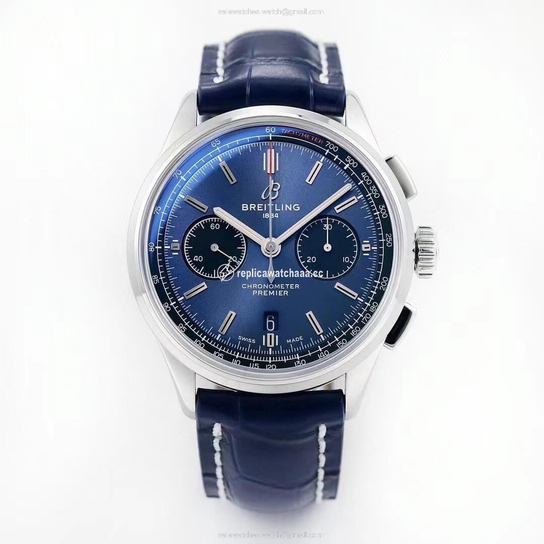 Breitling Premier B01 Chronograph AB0118221C1A1 GF Factory V2 Blue Dial Breitling Premier B01 Chronograph AB0118221C1A1 GF Factory V2 Blue Dial