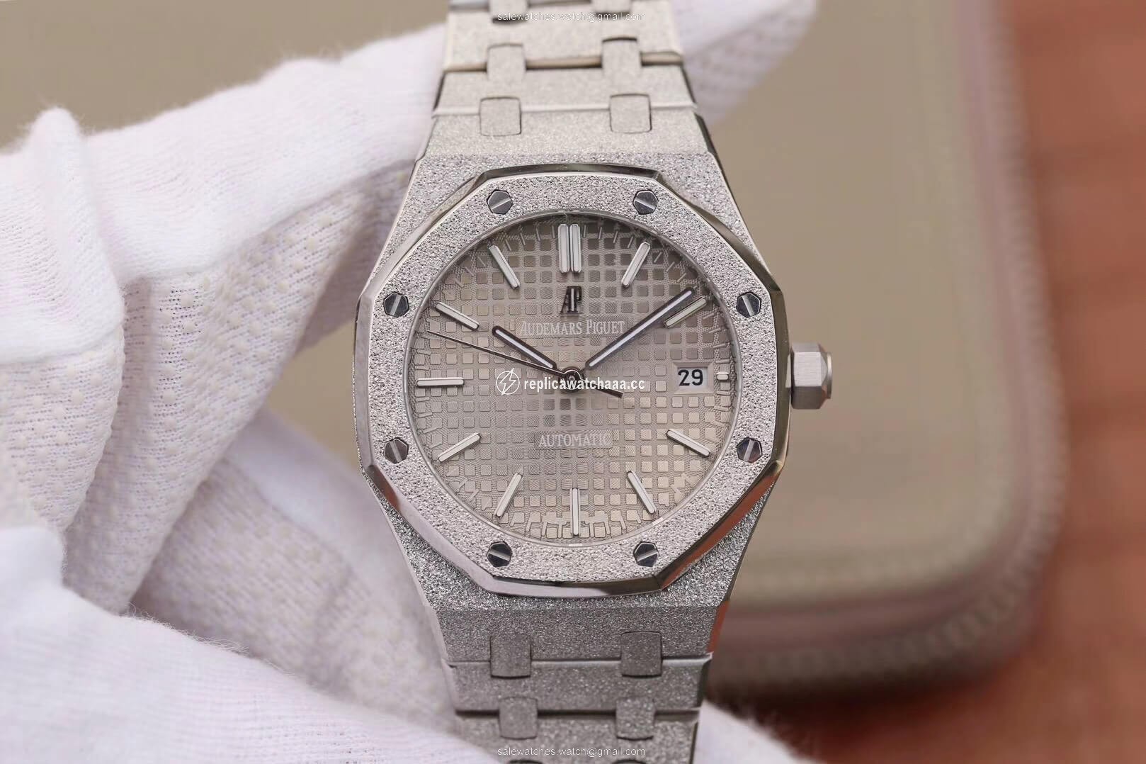 Audemars Piguet Royal Oak 15454BC.GG.1259BC.01 JH Factory Rhodium Dial Audemars Piguet Royal Oak 15454BC.GG.1259BC.01 JH Factory Rhodium Dial