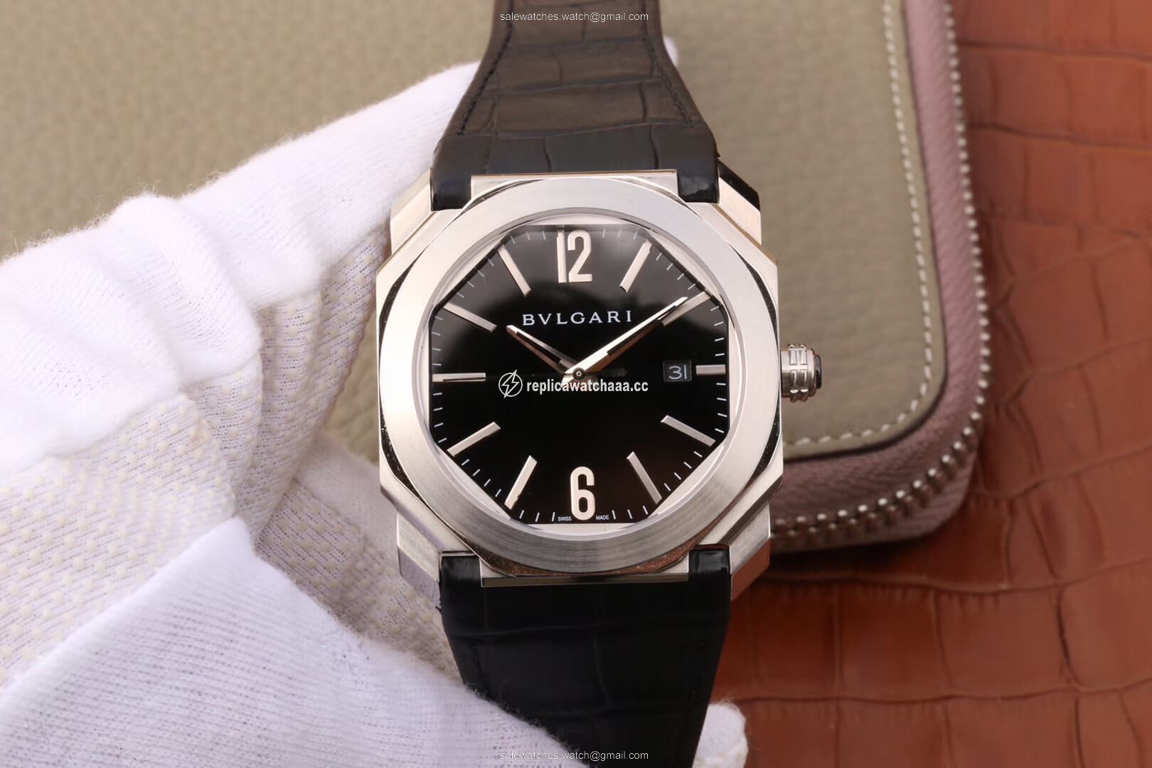 Bvlgari Octo 101964 BGO41BSLD Stainless Steel Bezel Bvlgari Octo 101964 BGO41BSLD Stainless Steel Bezel