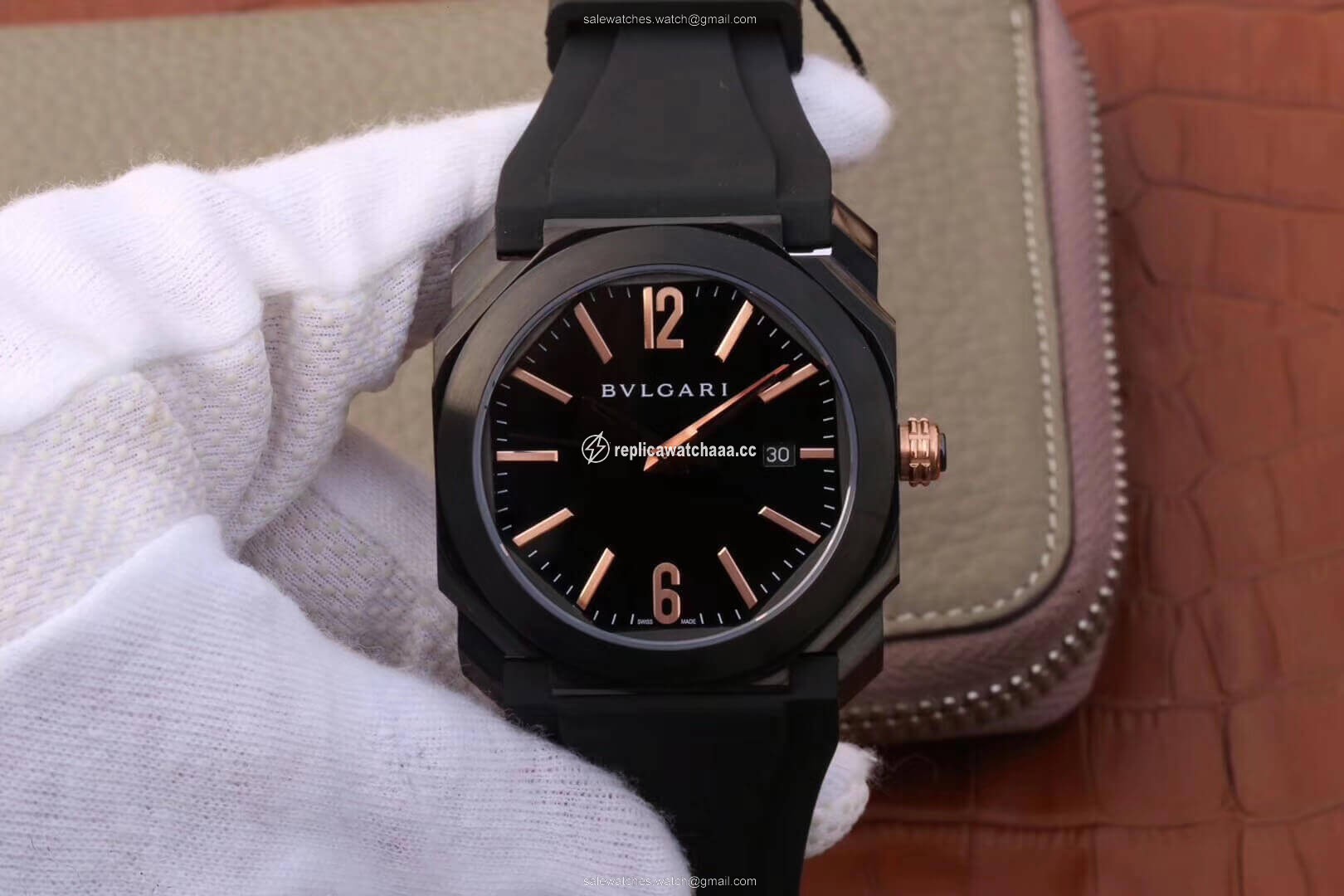 Bvlgari Octo 102581 BGO41BBSVD Black Dial Bvlgari Octo 102581 BGO41BBSVD Black Dial