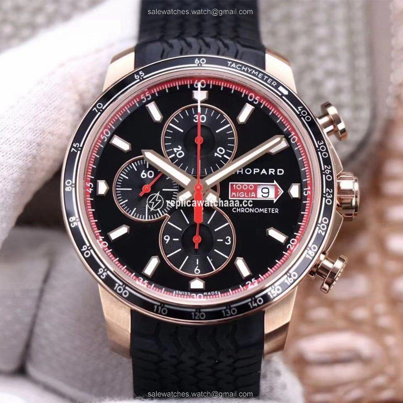Chopard Classic Racing Mille Miglia GTS Chronograph 161293-5001 V7 Factory Black Dial Chopard Classic Racing Mille Miglia GTS Chronograph 161293-5001 V7 Factory Black Dial