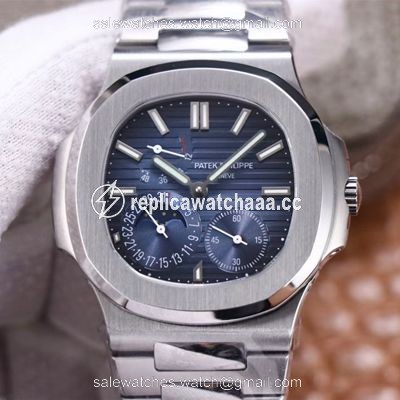 Patek Philippe Nautilus 5712/1A-001 PF Factory Blue Dial Steel Strap Patek Philippe Nautilus 5712/1A-001 PF Factory Blue Dial Steel Strap