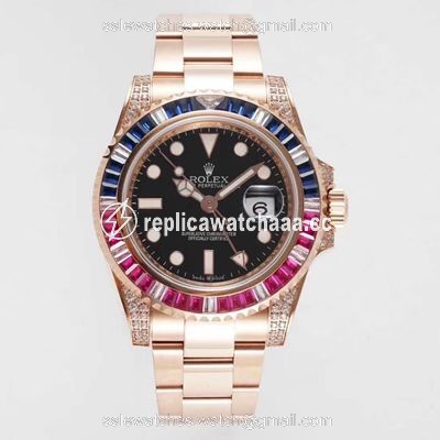 Rolex GMT Master II 116759 SAru ROF Factory Rose Gold Rolex GMT Master II 116759 SAru ROF Factory Rose Gold