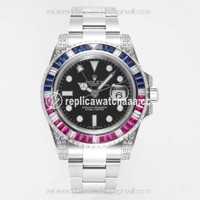 Rolex GMT Master II 116759 SAru-78209 ROF Factory Black Dial Rolex GMT Master II 116759 SAru-78209 ROF Factory Black Dial