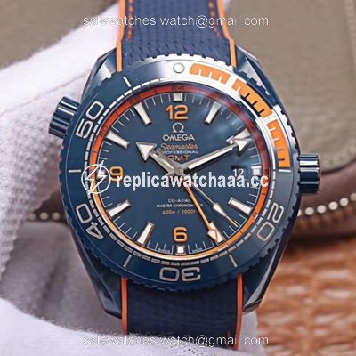 Omega Seamaster 215.92.46.22.03.001 GMT VS Factory Blue Ceramic Omega Seamaster 215.92.46.22.03.001 GMT VS Factory Blue Ceramic