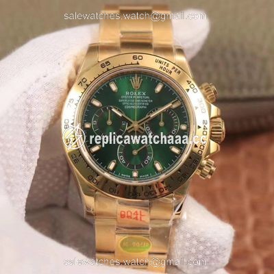 Rolex Daytona M116508-0013 Noob Factory Green Dial 4130 Movement Rolex Daytona M116508-0013 Noob Factory Green Dial 4130 Movement