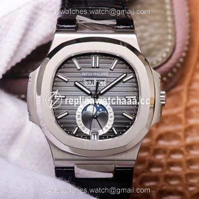 PF Factory Patek Philippe Nautilus 5726A-001 Moonphase Gray Dial PF Factory Patek Philippe Nautilus 5726A-001 Moonphase Gray Dial
