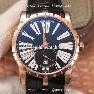 Roger Dubuis Excalibur DBEX0537 PF Factory Black Dial Roger Dubuis Excalibur DBEX0537 PF Factory Black Dial