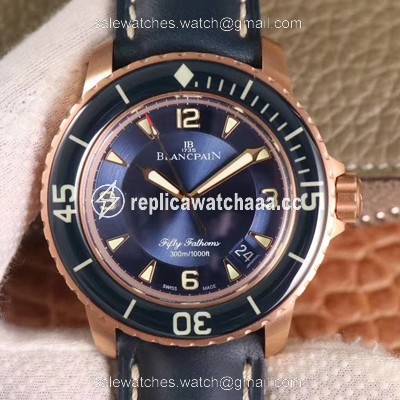 Blancpain Fifty Fathoms 5015-3603C-63B ZF Factory Blue Dial Blancpain Fifty Fathoms 5015-3603C-63B ZF Factory Blue Dial