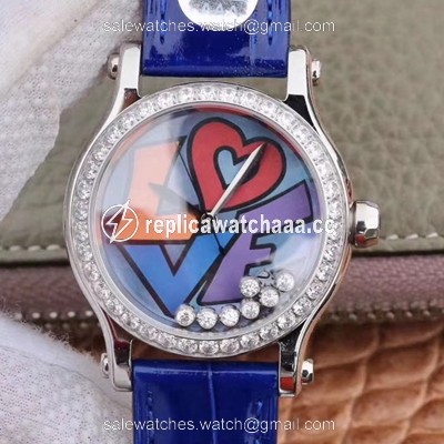 Chopard Happy Diamonds Happy Love 278559-3020 YF Factory Blue Mother Pearl Dial Chopard Happy Diamonds Happy Love 278559-3020 YF Factory Blue Mother Pearl Dial