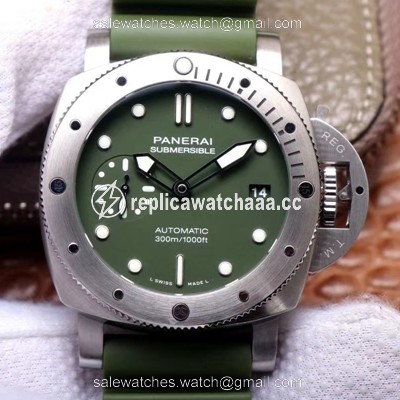 Panerai Submersible Verde Militare PAM1055 VS Factory Matte-Green Dial Panerai Submersible Verde Militare PAM1055 VS Factory Matte-Green Dial