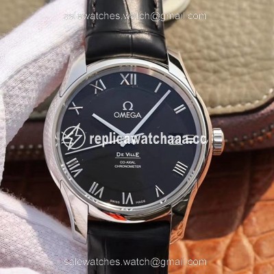 Omega De Ville 431.13.41.21.01.001 VS Factory Black Dial Omega De Ville 431.13.41.21.01.001 VS Factory Black Dial
