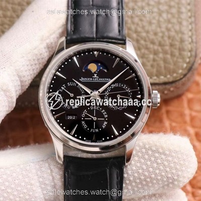 Jaeger-LeCoultre Master Ultra Thin Moon Perpetual Calendar 1308470 V9 Factory Black Dial Jaeger-LeCoultre Master Ultra Thin Moon Perpetual Calendar 1308470 V9 Factory Black Dial