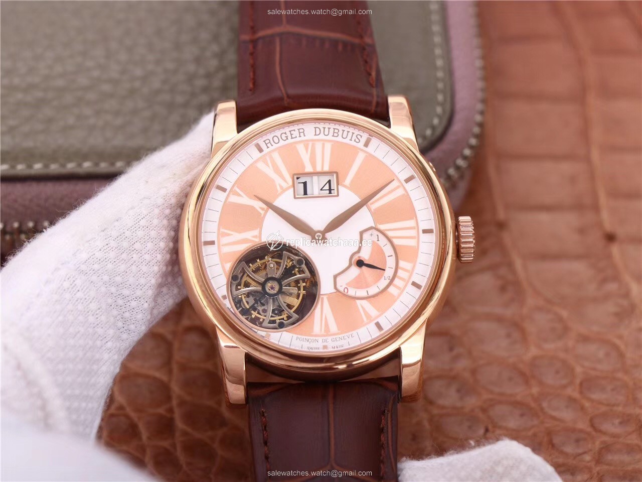 JB Factory Roger Dubuis Hommage Flying Tourbillon RDDBHO0568 Pink JB Factory Roger Dubuis Hommage Flying Tourbillon RDDBHO0568 Pink