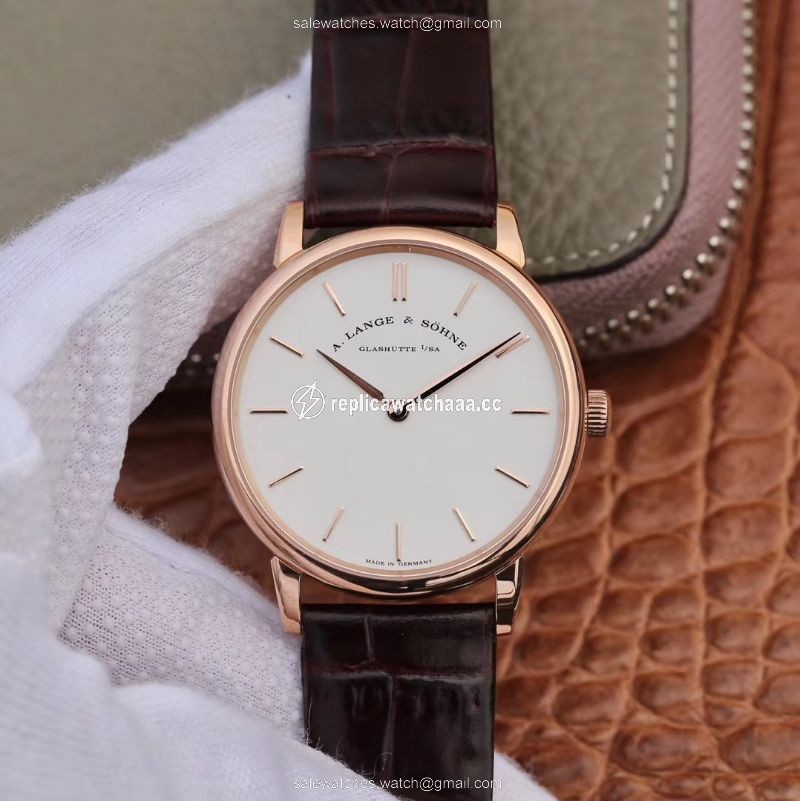 A. Lange & Sohne Saxonia Thin Pink Gold 201.033 SV Factory A. Lange & Sohne Saxonia Thin Pink Gold 201.033 SV Factory