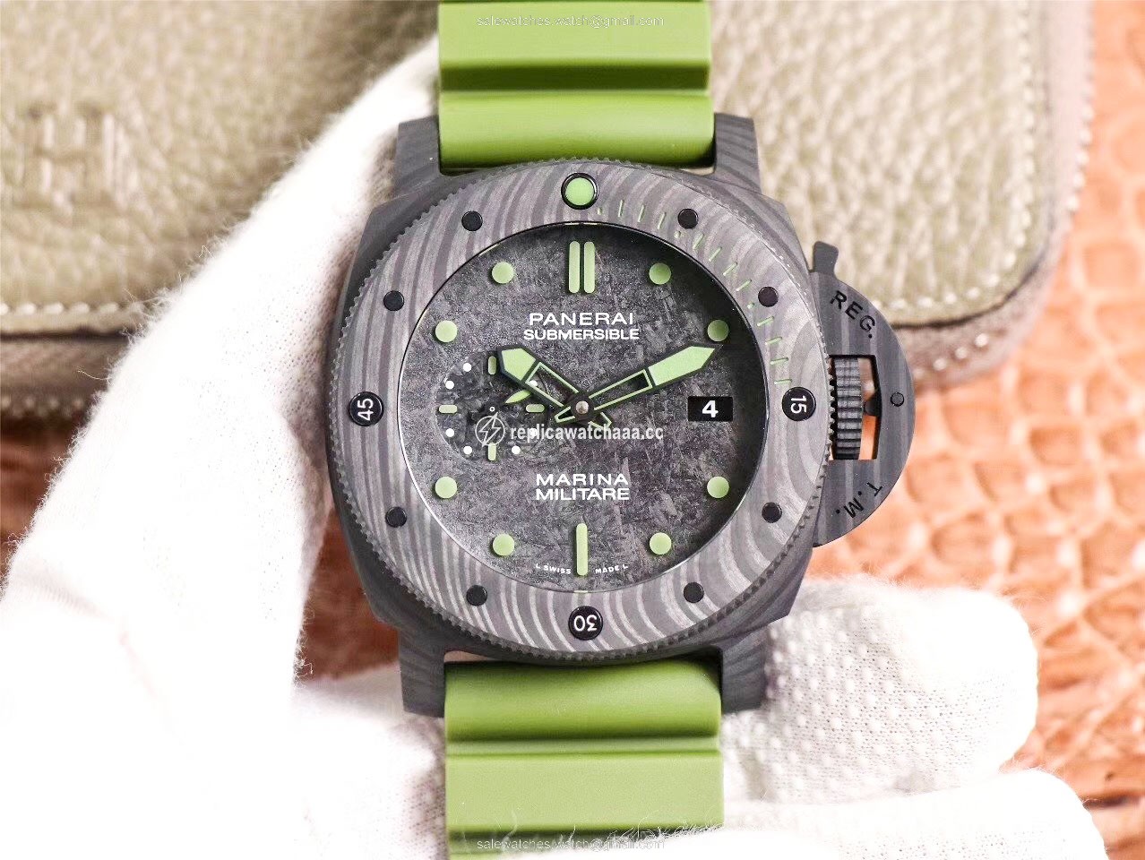 VS Factory Panerai Submersible Marina Militare Carbotech 47MM PAM00961 VS Factory Panerai Submersible Marina Militare Carbotech 47MM PAM00961