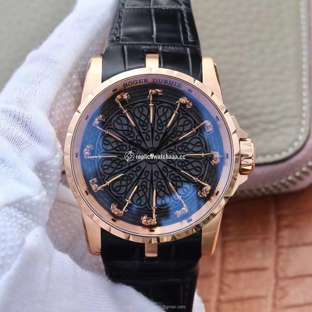 ZF Factory Roger Dubuis Excalibur Knights Of The Round Table II RDDBEX0511 Rose Gold ZF Factory Roger Dubuis Excalibur Knights Of The Round Table II RDDBEX0511 Rose Gold