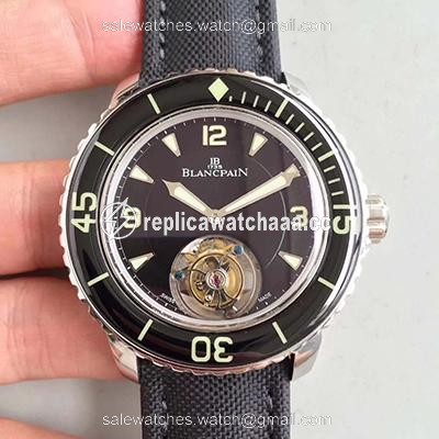 Blancpain Fifty Fathoms Tourbillon JB Factory Black Dial Blancpain Fifty Fathoms Tourbillon JB Factory Black Dial