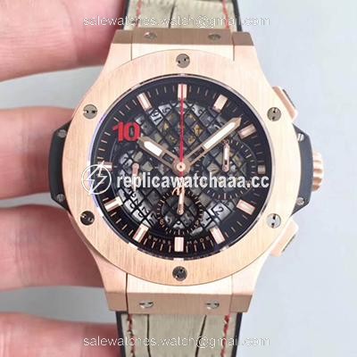 Hublot Big Bang Aero Bang Gold 311.PX.1180.GR Black Skeleton Dial Hublot Big Bang Aero Bang Gold 311.PX.1180.GR Black Skeleton Dial