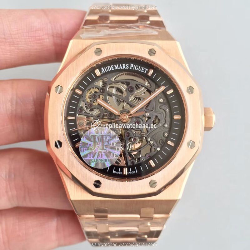 Audemars Piguet Royal Oak 15407OR.OO.1220OR.01 JF Factory Skeleton Dial Audemars Piguet Royal Oak 15407OR.OO.1220OR.01 JF Factory Skeleton Dial