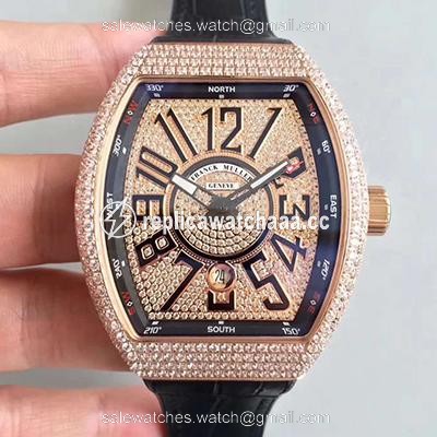Franck Muller 8880 SC DT Rose Gold Diamond Dial Franck Muller 8880 SC DT Rose Gold Diamond Dial